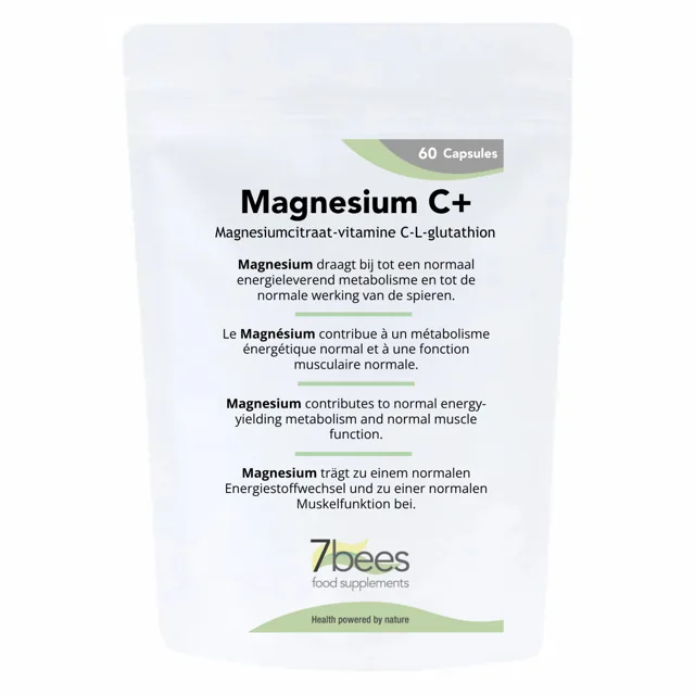 Magnesium C+ — voorzijde van je verpakking